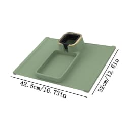 Couch Armrest Tray Cup Organizer Couch Arm Tray Holder Anti-Spill Sofa Organizer Drinks Remotes Holder For Snacks Storage