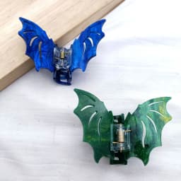 Bat-shaped Acetic Acid Material Halloween Funny Updo Festival Dress Hair Grab Hair Accessories for Women