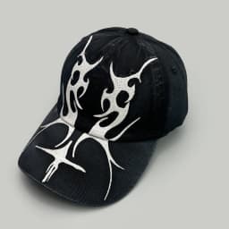 American Embroidered Flame Double-edged Blade Baseball Hats New Men Women Sunshade Personal Versatile Niche Fashion Peaked Caps