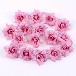 10/20/30Pcs Artificial Flowers Silk Rose Head For Home Decor Wedding Wall Decorations DIY Christmas Garland Scrapbooking Craft