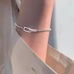 New 925 Sterling Silver Metallic Belt Vintage Punk Bracelet Bangle For Woman Girl Fashion Jewelry Gift Dropship Wholesale