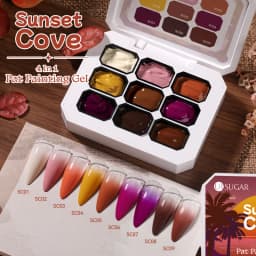 UR SUGAR 9 Colors 4 In 1 Pat Painting Gel Y2K Gradient Blush Color Semi Permanent Soak Off UV&LED Gel Nail Art Creation Salon DI