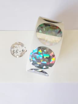 100PCS 25mm "1" Inch Round Circle Scratch Off Stickers For DIY Lucky Promotional Game Gift Cards