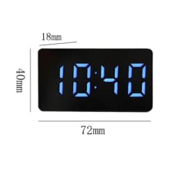 Creative Number Clock Color Nightlight Temperature Calendar Alarm Clock LED Large Number Electronic Clock Backlight Home Decor