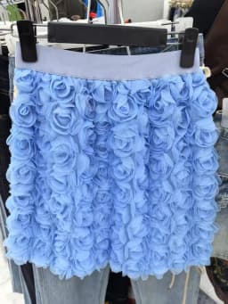 Solid Color Three-dimensional Rose Blossoms Short Skirts Women 2025 Sweet High Waist Elegant Skirt