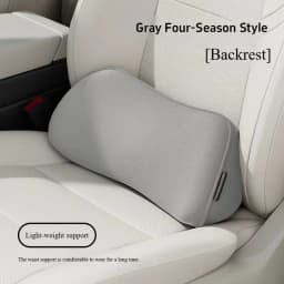Car Seat Pillow Memory Foam Lumbar Support Breathable Back Protector Suitable for Office Chairs and Car Interior Accessories