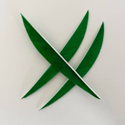 50 Pcs 5" IBOUNFOX Turkey Arrow Feather Shuttle Shape Archery Feather Fletching 5 Inch for Arrow Accessories -Right Wing