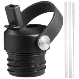 Straw Lid for Hydroflask Lid with Straw for Hydro Flask 18 21 24 oz Standard Mouth Replacement Sport Water Bottle Cap W/ Handle