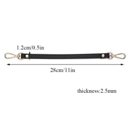 1pair PU Leather Shoulder Bag Strap Detachable Bag Handles Handbag Band Handle Replacement DIY Handbag Crafting Accessories HOT