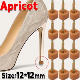 10pcs Heel Repair Tips Pins Shoes Tips Taps Dowel Lifts Replacement Shoe Repair Heel Stoppers Protectors Shoe Accessories