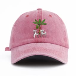1pc Chair And Tree Print Washed Baseball Cap for Adults, Minimalist Retro Style Casual Soft Adjustable Dad Hat, Perfect As Gift