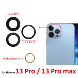 Good Back Rear Camera Glass Lens For iPhone 11 12 13 14 15 16 17 Pro Max Plus Mini Air With Adhesive