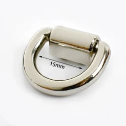 5/10/20Pcs 15/16/19mm Metal D Ring Buckles Bag Side Clips for Handbag Chain Handles Connector Bags Strap Hardware Accessories