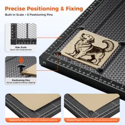 ACMER 400*400 Honeycomb Panel Table Laser Engraving and Autting Machine Laser Honeycomb Panel Bed Cutting Table 300*300