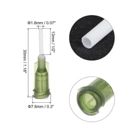 10/20pcs Precision Liquid Dispenser Syringe Needles 14G 15G 18G 20G 21G 22G 25G 1/2" Flexible Needle Gauge Tips Glue Dispensing