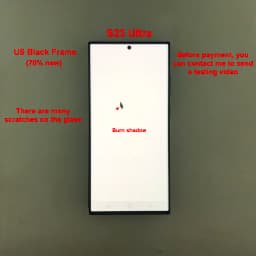 100% Testing for Samsung Galaxy S23 Ultra LCD S918E S918B/DS Display Touch Screen Digitizer Replacement with Defective Screen