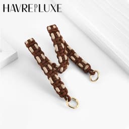 Woven Bag Shoulder Strap For LongchampS Hand Knitting Soft Texture Durable Fashion Good Quality Bag Modification Bag Accessories