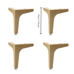 4Pcs 10cm Chinese Style Metal Coffee Table Legs Furniture Sofa Legs Bed Chair Desk Dresser Bathroom Cabinet Replacement Feet