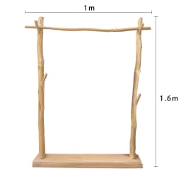 Wood Boutique Clothes Racks Drying Display Stylish Japandi Design Clothes Rack Hotel Modern Colgadores De Ropa Room Furniture