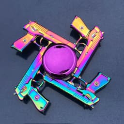 New Metal Rainbow Fidget Spinner Gradient Color R188 Mute Bearing EDC Hand Spinner Fingertip Gyro Anti-Anxiety Adult Toys Gifts