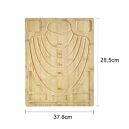 Diy Wood Beaded Tray Solid Wood Jewelry Board Bracelet Anklet Necklace Pearl Tray Bracelet Design Bead Tray