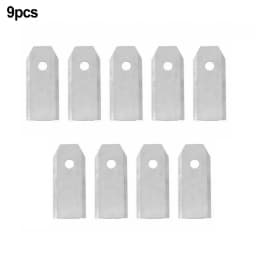 Premium Replacement Blade For Robotic Lawnmower Set, 43 Mm Long, Titanium Coating For Up To 40% More Mowing Time