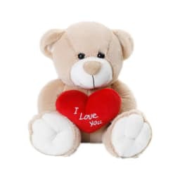 Cute Bear Plushies Bear Toy Stuffed Animal With Red Heart Valentine's Day Decor Gifts For Wife Girlfriend For Living Room