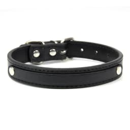 24 PCS Wholesale Plain PU Leather DIY Name ID Dog Collar Custom Letters Charms Puppy Cat Neck Strap Collars for Small Medium Dog