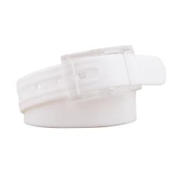 New Plastic Buckle Belt Candy Colored Silicone Casual Pants Jeans Fashionable Belt Without Metal Belts for Women and Men