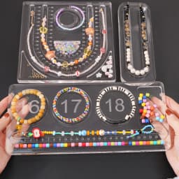 A Transparent Acrylic Jewelry Display Tray Suitable For Jewelry Bracelets And Antique Bracelet Holders Used For Storage And Disp