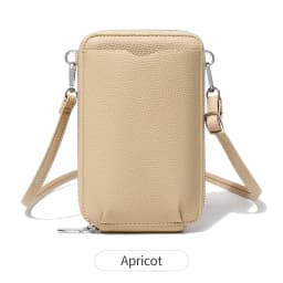 PU Soft Leather Women's Handbag Fashionable Multi Functional Phone Bag Diagonal Strap Single Shoulder Coin Wallet