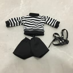 30/45/60cm Doll's Clothes for 1/6 1/4 1/3 Bjd Sweater+Short +Strap Clothing Diy Girl Toys Dress Up Accessories, No Doll