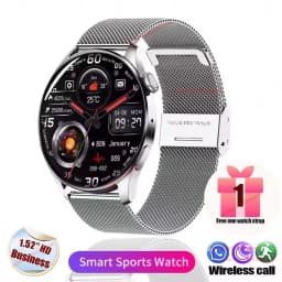 2026 New Smart Watch Men AMOLED HD Screen GPS Motion Trajectory Heart Rate Bluetooth Call SmartWatch Waterproof Android iOS Ht30