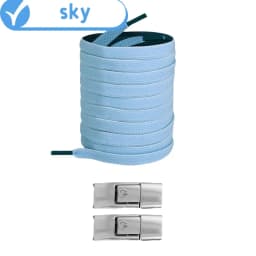 8MM 2023 No Tie Shoe Laces Press Lock Shoelaces Without Ties Elastic Laces Sneaker Kids Adult Widened Flat Shoelace for Shoes