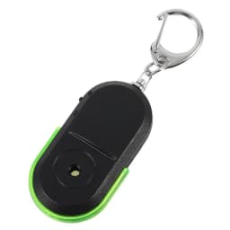 Portable Sensing Car Key Finder with Light Anti-Lost Key Finder Smart Find Locator Keychain Whistle Beep Sound Control LED Torch