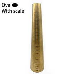 Stainless Steel Bracelet Mandrel Sizing Tool Round Oval Wooden Bangle Shaping Tool DIY Jewelry Mandrel for Beginners
