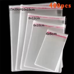 OPP Transparent Self-adhesive Bag Cellophane Sealing Plastic Bag for Christmas Candy Wedding Birthday Jewelry Gift Packaging Bag