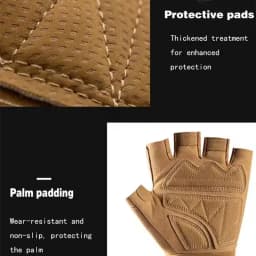Unisex Half Finger Cycling Training Gloves Non-Slip Wear-Resistant Tactical Fitness Sports Outdoor Gloves for Men And Women