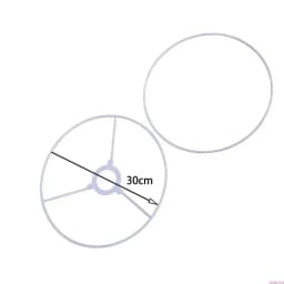 Professional Round Metal Drum Lamp Shade Rings Support Fitting DIY Ceiling Light Frame Fix Rings Round Metal Rings Hardware
