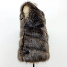 Women Faux Fox Fur Vest Coats Solid Mid Length Fur Jackets V Neck Sleeveless Thick Warm Fur Casual Loose Fit 2026 Autumn Winter