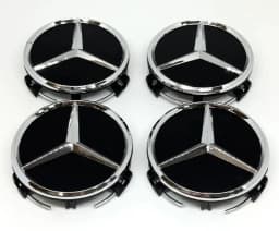 4pcs 75mm Car Wheel Center Hub Cap Emblem For Mercedes Benz B/C/E/S W204 W205 W212 W213 W221 W177 W246 GLA GLC CLA Accessories