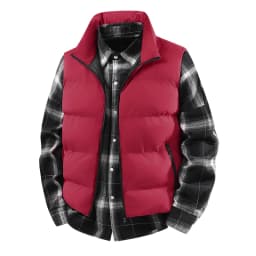Lightweight Vest Jacket Men Autumn Winter Light Luxury Thick Warm Windproof Sleeveless Coat Man Casual Stand Collar Padded Vests