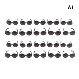 20pcs Sunglasses Props Mini Glasses Toys For 1:6 Doll Toys Dollhouse Sunglasses Costume Props