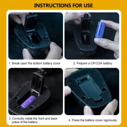 BOOIU Tactical Helmet Light IR Strobe Waterproof Survival Safety Signal Flash Lamp Outdoor Sport Hiking Helmet Ladybird Light