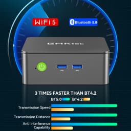 Aittact&GMKtec G3S Mini PC Intel Alder Lake N95 Windows 11 Pro Mini PC 8GB DDR4 128/256GB PCIe M.2 SSD WiFi 5 BT5.0 Desktop PC