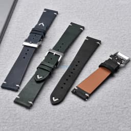 Quick Release Crazy Horse Leather Watch Band 18mm 20mm 22mm Brown Leather Watch Bracelet Men Women for Seiko Omega Huawei Belt