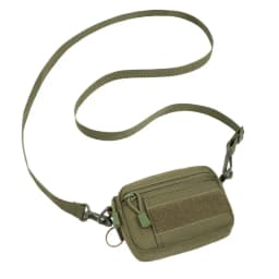 Molle Waist Pack & Shoulder Bag 600D Nylon Organizer for Daily Essentials & Gadgets Tactical EDC Pouch Compact