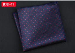 23CM Mens Woven Polyester Pocket Square Embroidered Jacquard Hanky Scarf Best Man Korean Formal Wedding Bridegroom Handkerchief