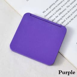 2-Face Makeup Mirror Square Portable Cute Girl'S Gift Hand Mini Mirror Pocket Double-Sided Makeup Mirror Compact Multiple Colors