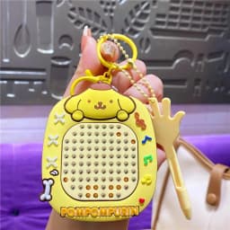 Creative Cartoon Maze Decompression Healing Magnetic Steel Ball Graffiti Drawing Board Keychain Bag Pendant Gift For Girlfriend